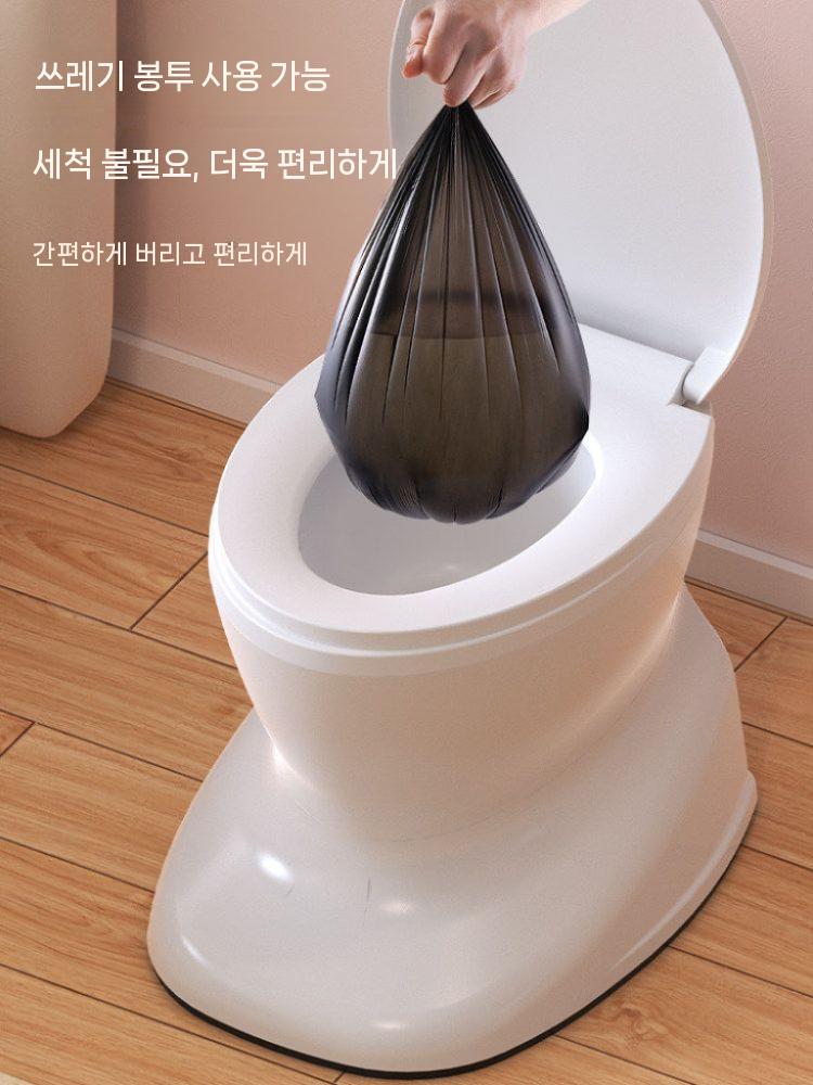 간이 좌변기 간이변기 변기 가정용 대형 이동식 농막용 간이변기+배변통 - 상세 이미지 4