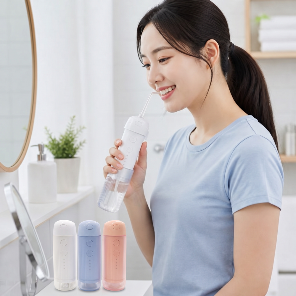휴대용 구강세정기 글라세 GLACE 무선 물치실 치간세정기 교정기 잇몸 관리 맥동수압 - 상품 이미지