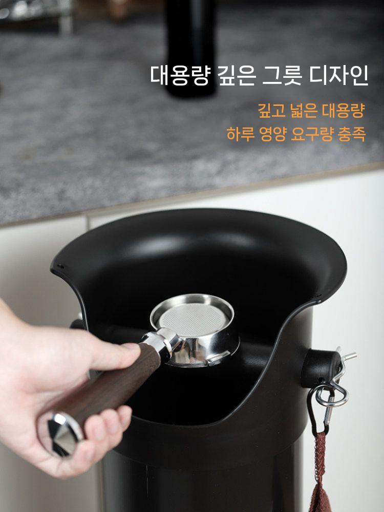 넉박스 커피 스탠드 비닐봉투 봉투 찌꺼기 대용량 블랙 - 상세 이미지 3