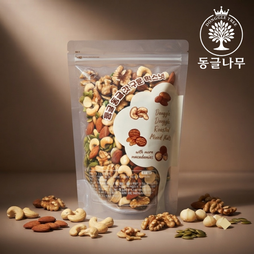 동글나무 갓 구운 견과류 믹스넛 하루견과 500g