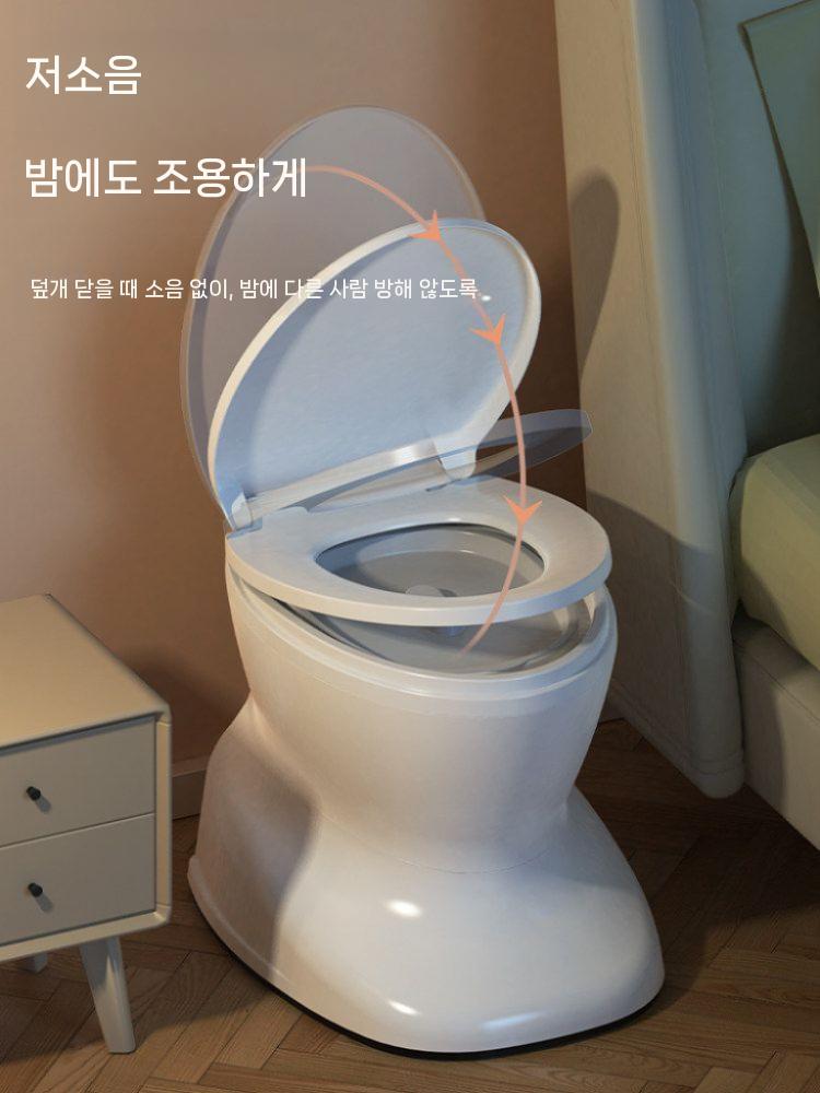 간이 좌변기 간이변기 변기 가정용 대형 이동식 농막용 간이변기+배변통 - 상세 이미지 3