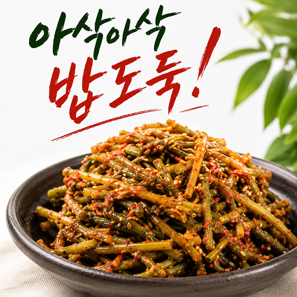 백년보다깊은맛 국내산 고구마순김치 전라도식 아삭한 밥반찬 - 상세 이미지 5