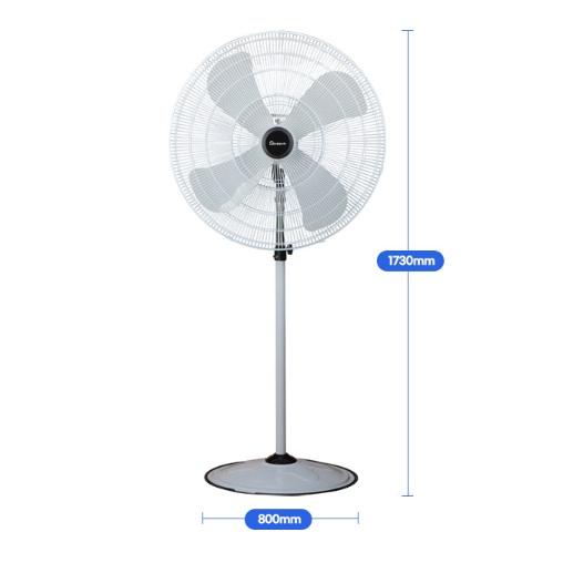 대형 현장 보관소 스탠드선풍기 공업용 작업장 키큰선풍기 76CM 이미지 6