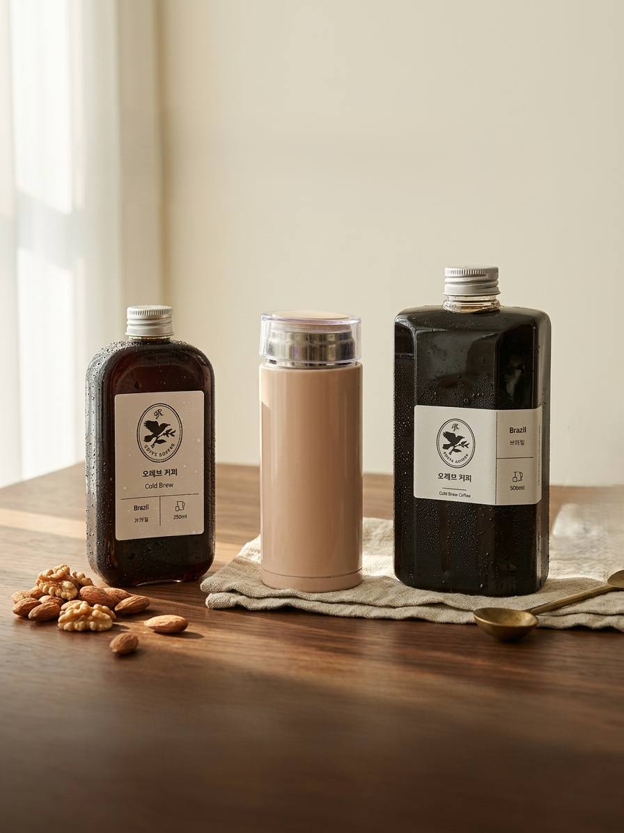 더치커피 콜드브루 원액 고소한 브라질 싱글오리진 250ml 500ml 오레브커피 - 상세 이미지 3