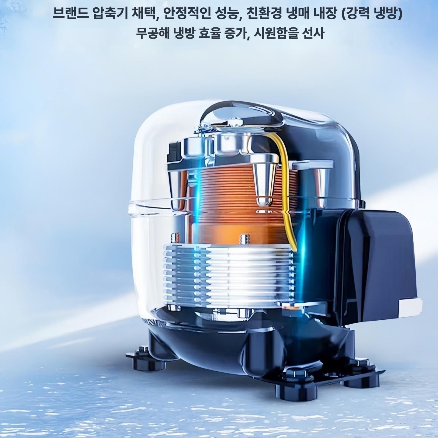 실외기 분리형 캠핑 휴대용 미니 에어컨 저전력 냉방기 야외 차량 텐트 디지털 디스플레이 노브형 (1.5m) 220V 리모컨 - 상세 이미지 3