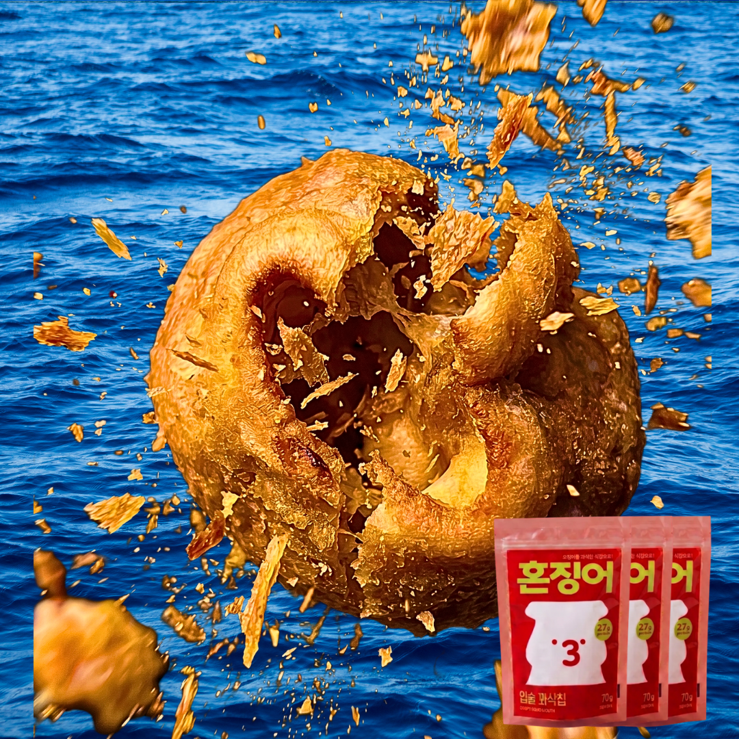 혼징어 입술꽈삭칩 오징어입 간단한 편의점 맥주 술안주 어른간식 마른오징어 70g, 3개 - 상품 이미지