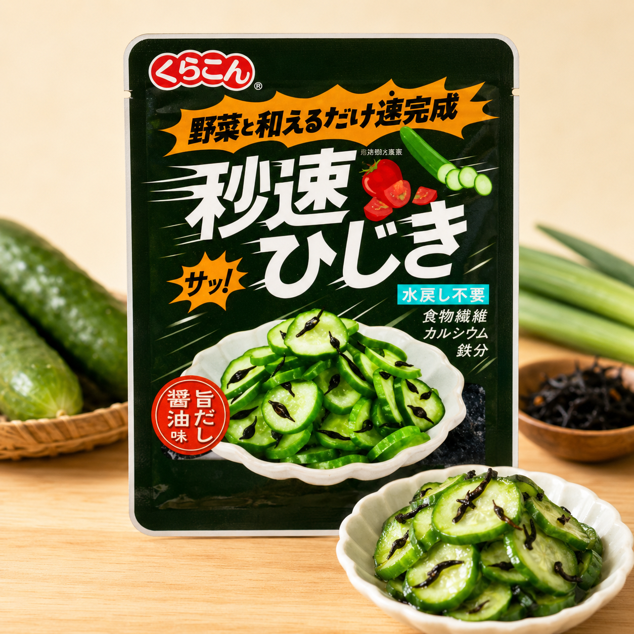 일본 후리카케 쿠라콘 초고속 톳 밥반찬 톳무침 30g - 상품 이미지