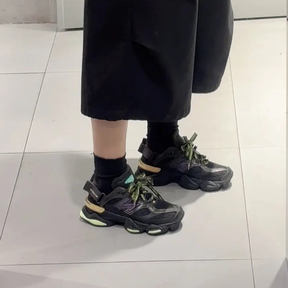 뉴발란스 9060 썸머 샌들 뮬 스니커즈 블랙 애프터글로우 U9060915 이미지 8