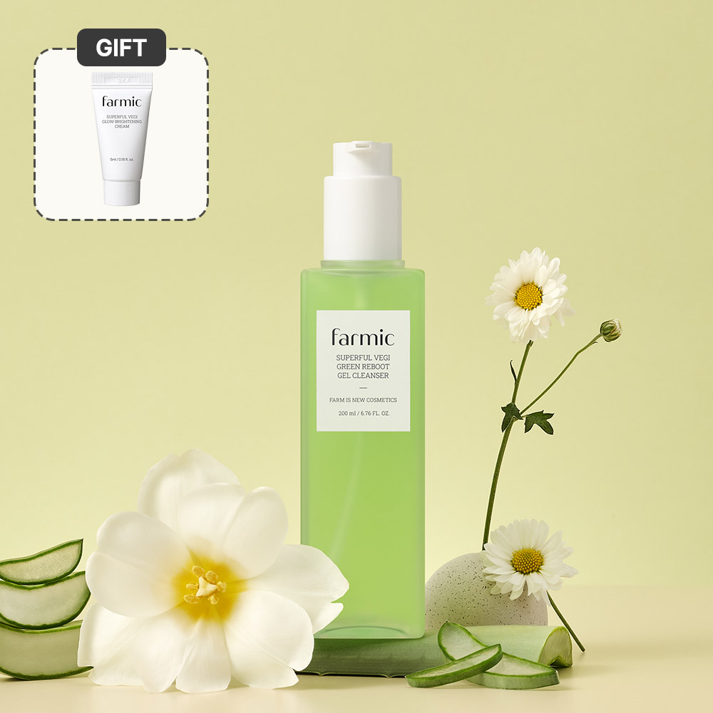 [파믹] 슈퍼풀 베지 그린 리부트 젤 클렌저 200ml - 상품 이미지