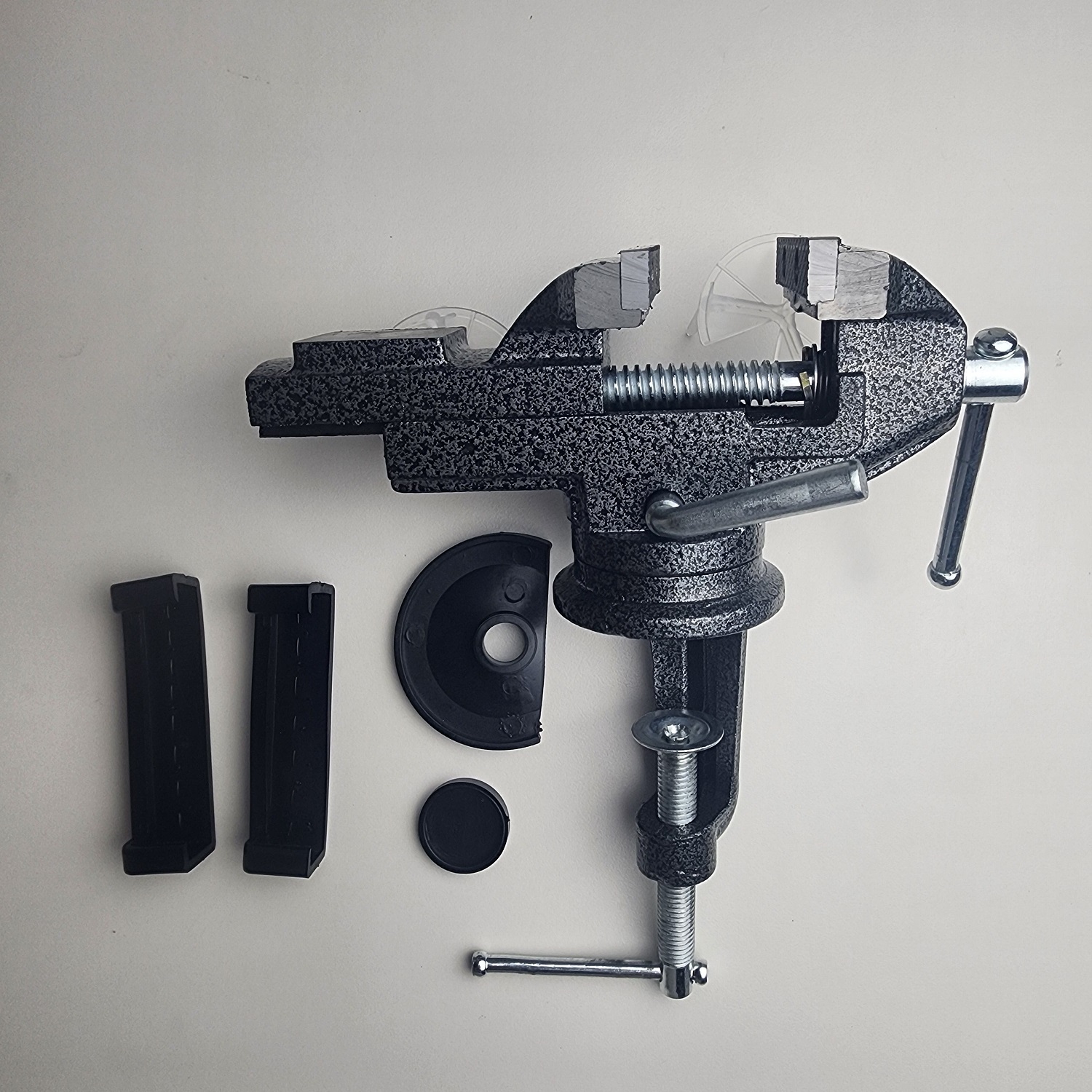 다양한 가공 탁상바이스 목공 테이블 바이스 고정작업 클램프 이동식 60MM - 상세 이미지 5
