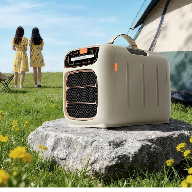 K3 Pro 1500W 캠핑 에어컨 야외용 이동식 휴대용 미니 냉풍기 스마트 터치 냉방 냉난방 통합 모델 - 상품 이미지