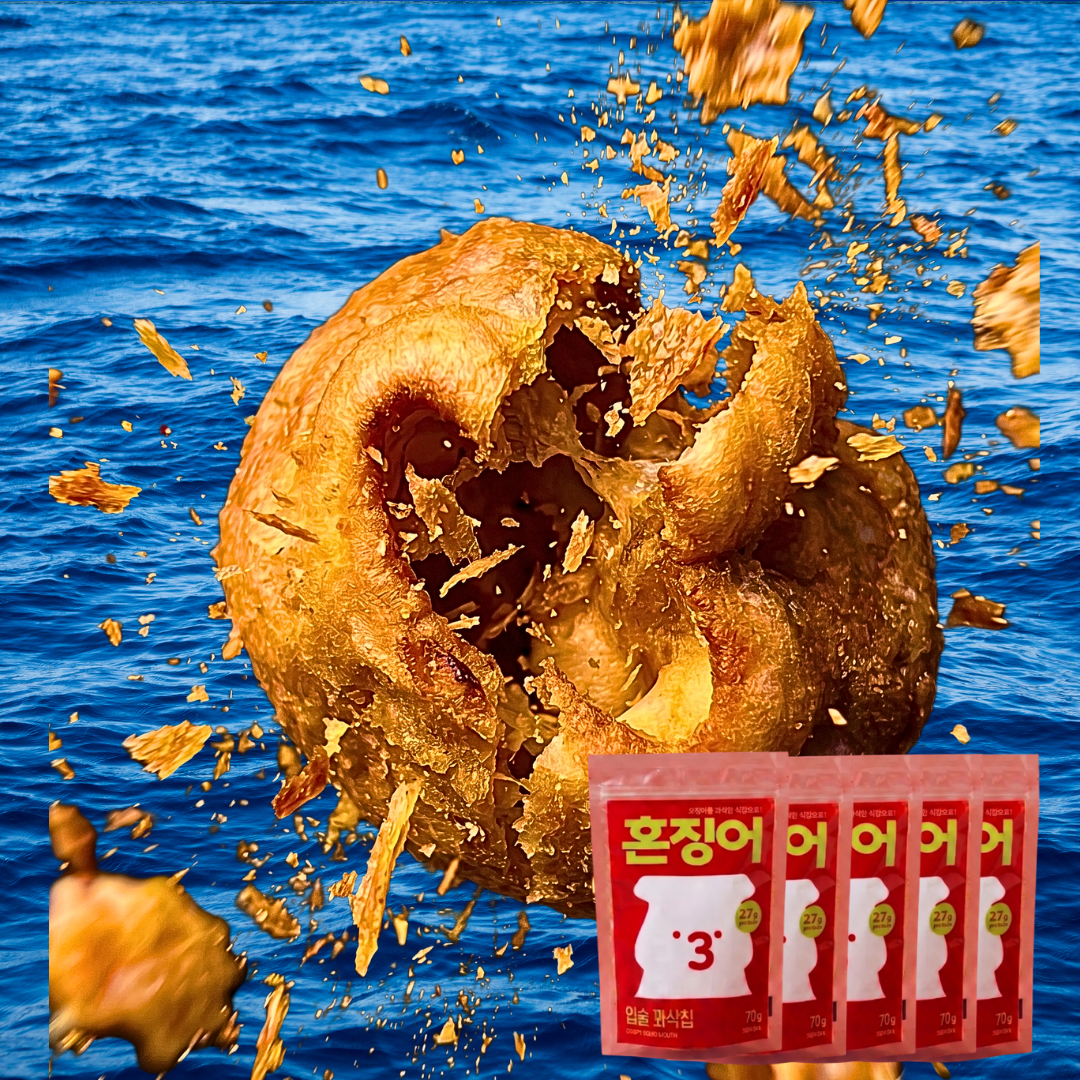 혼징어 입술꽈삭칩 오징어입 간단한 편의점 맥주 술안주 어른간식 마른오징어 70g, 5개 - 상품 이미지