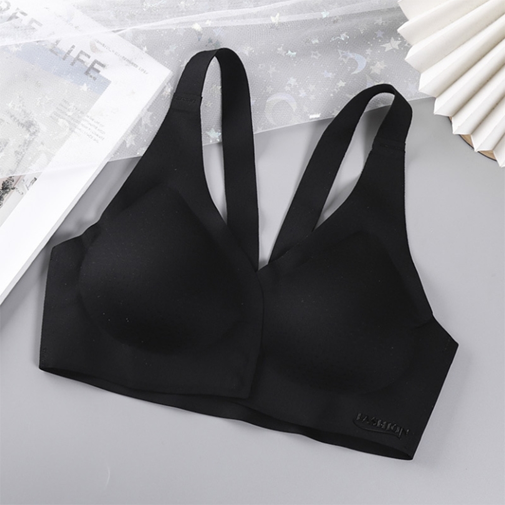 앞후크 브라 노와이어 심리스 앞브라 브라탑 패션 - 상세 이미지 2