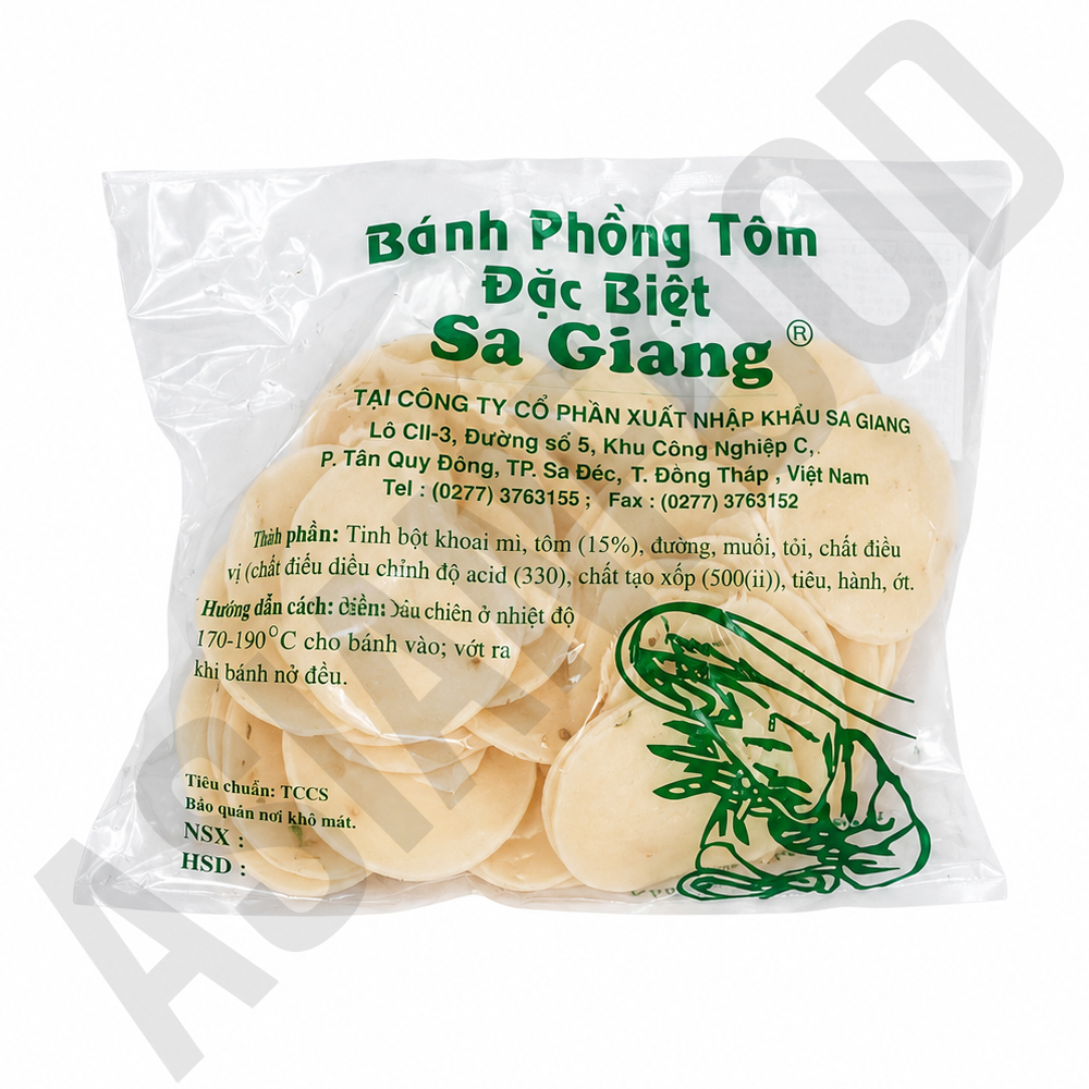 베트남 반풍톰닥빗 튀겨먹는 맥주안주 새우칩 100g, 10개 - 상품 이미지