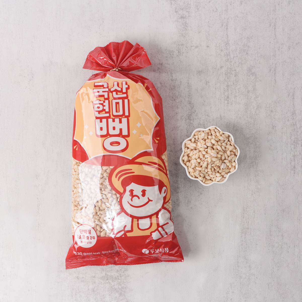 국산 현미 뻥튀기 230g, 12개 - 상품 이미지