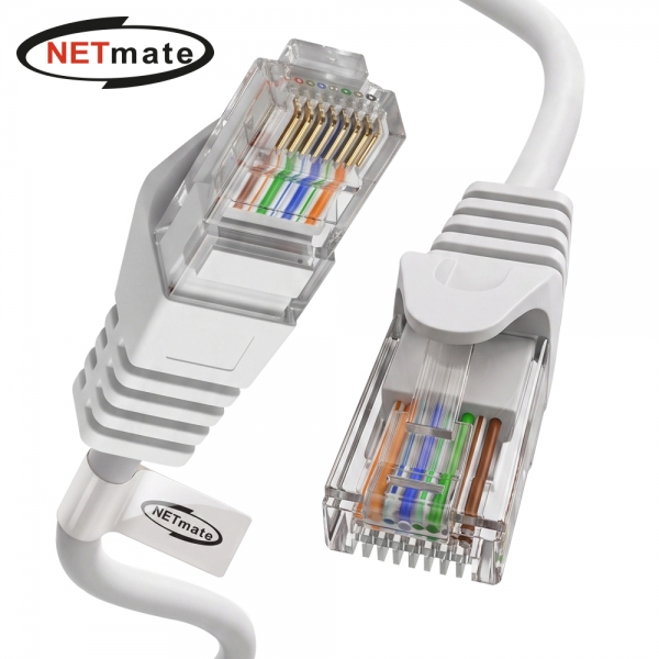 강원전자 넷메이트 CAT.6 UTP 랜 케이블 1.5m (화이트) NM-TC6015