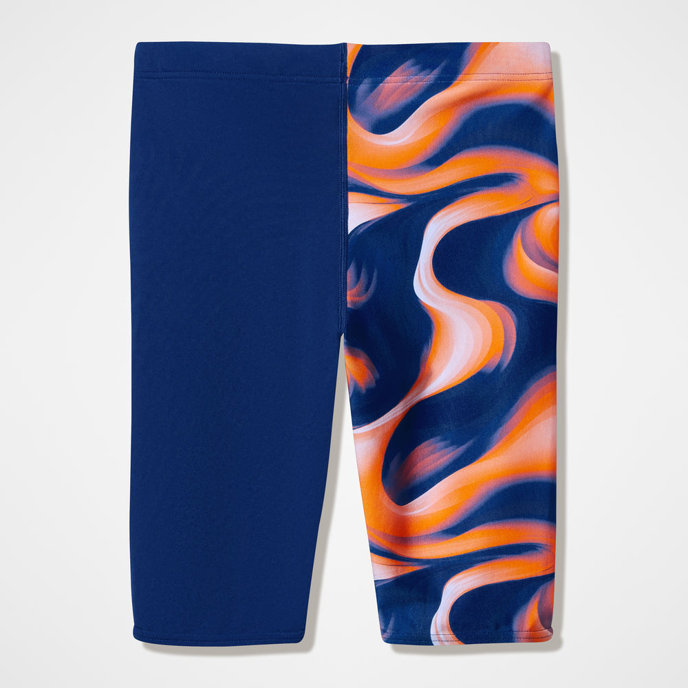 스피도 남성 팀 프린트 재머 5부 수영복 Navy/Orange, 22 - 상세 이미지 5