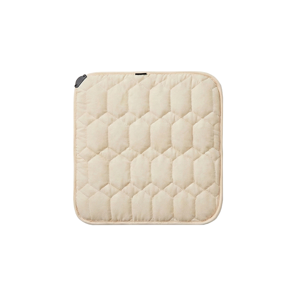 휴라이즈 HR-SM10 Plus USB 전자파 안심 극세사 온열방석패드 1인용, 45x45cm, 베이지 - 상품 이미지