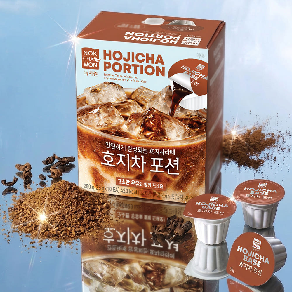 녹차원 말차 호지차 라떼 포션 2종 - 상세 이미지 4