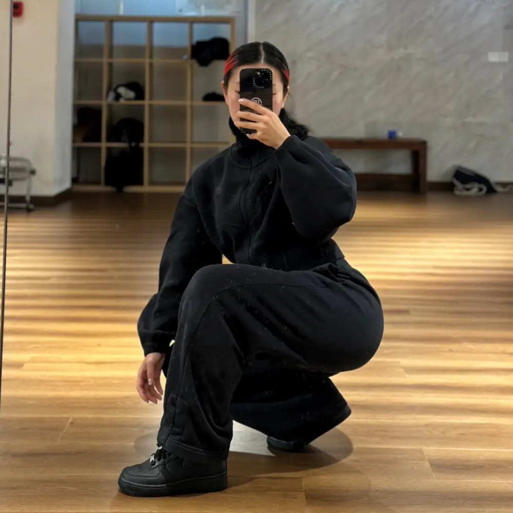 나이키 우먼즈 스포츠웨어 피닉스 플리스 와이드 팬츠 블랙 DQ5616-010 - 상세 이미지 3