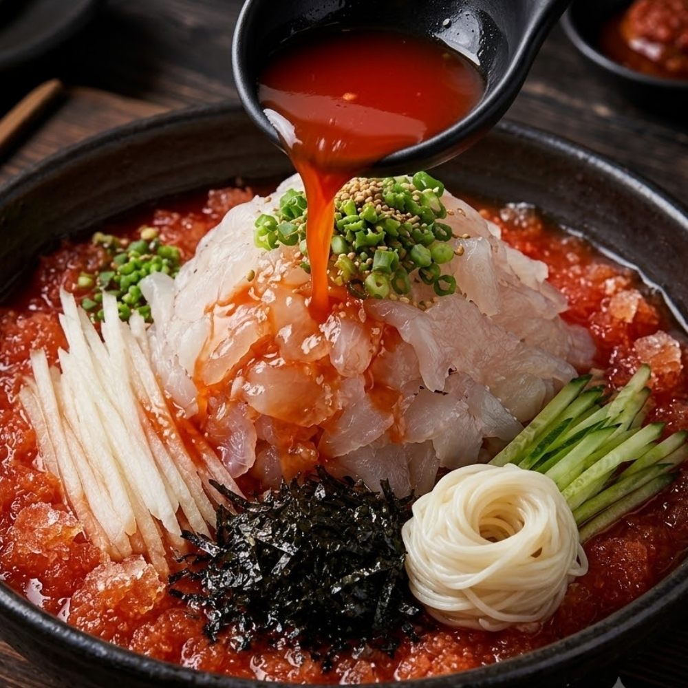 포항 가자미 물회 2인분 밀키트 850g, 2개 - 상세 이미지 3