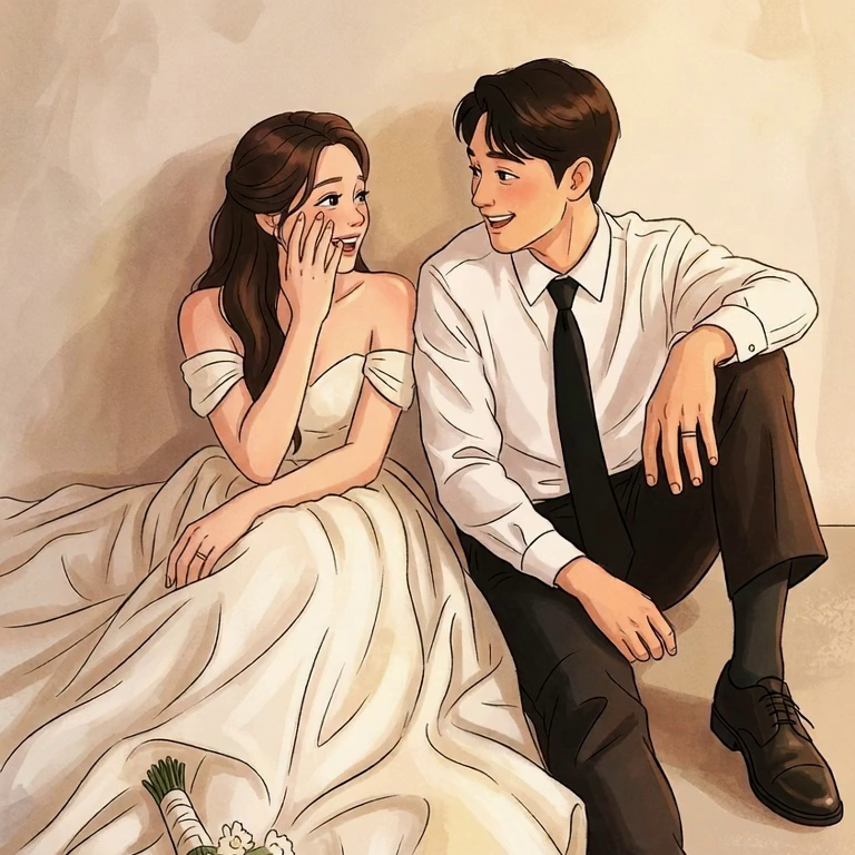 [필메이커] 디즈니 픽사 지브리 치비 스타일 셀프 식전영상 영상편지 프로포즈동영상 결혼식 오프닝영상 이미지 6