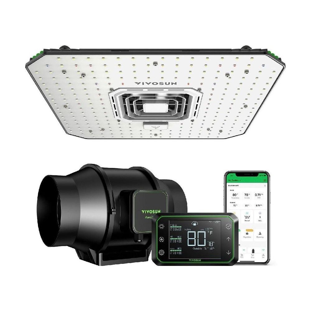 VIVOSUN AeroLight A100 100W LED 식&hellip;