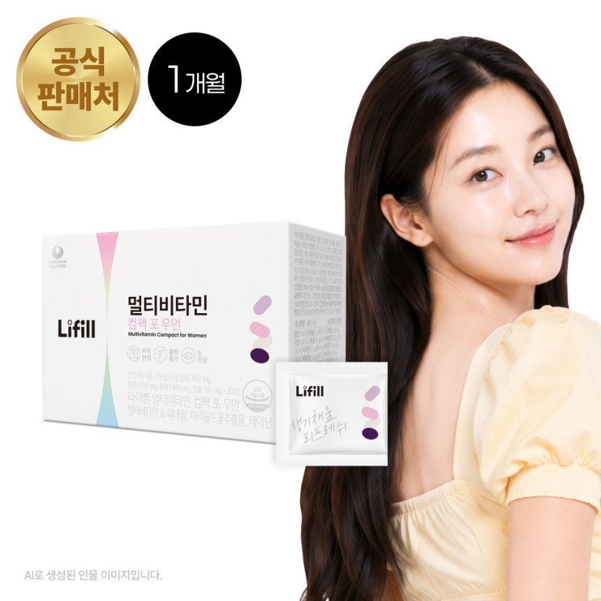 멀티비타민 컴팩 포 우먼 30포, 1개