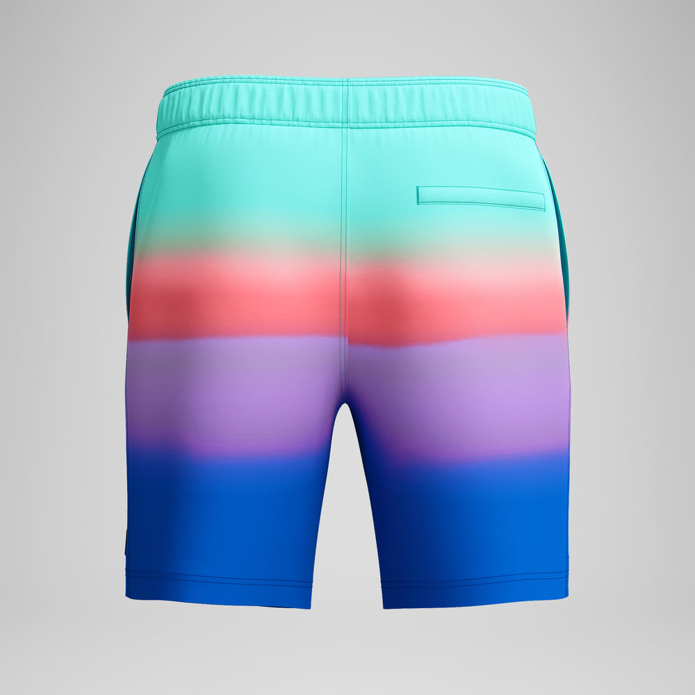 스피도 남성 프린트 르돈도 엣지 발리 트렁크 반바지 수영복 Multi-color, 2XL 이미지 7