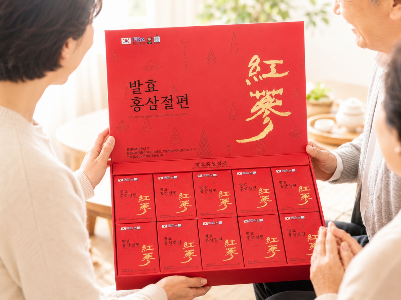 발효 고려홍삼절편 10P 쇼핑백 기본 제공, 부담 없이 준비하는 선물 (3304) 이미지 8