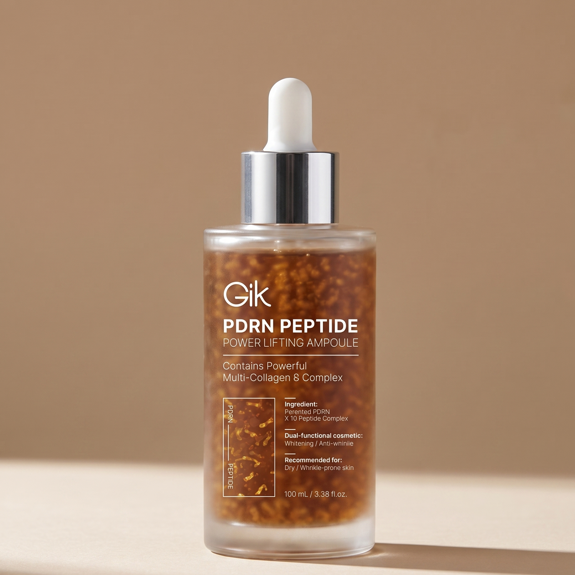 GIK PDRN 11종 펩타이드 콜라겐 녹는실 파워 리프팅 앰플 100ml - 상세 이미지 2