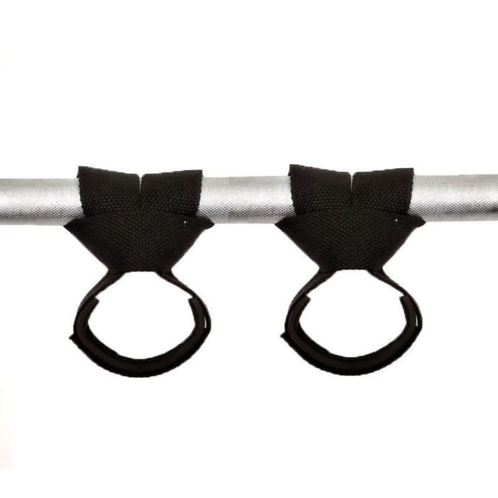 턱걸이 손목그립 철봉 스트랩 풀업 장갑 스포츠 운동 검은색 15-16cm - 상품 이미지