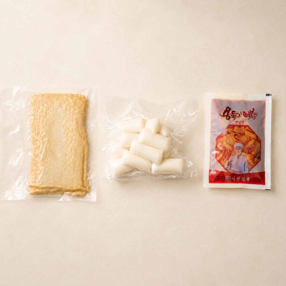 용득이 쌀 떡볶이 2인분 밀키트 옛날떡볶이, 560g, 3개 - 상세 이미지 2