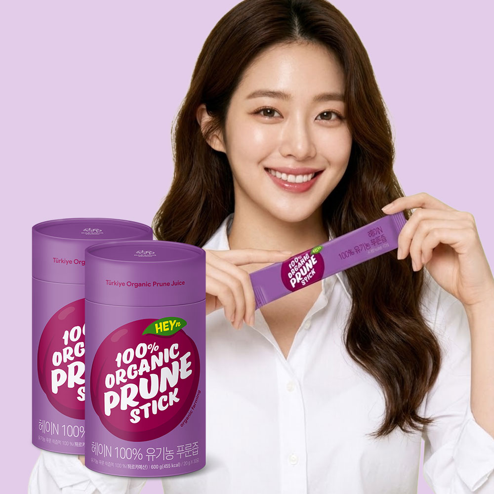 헤이N 100% 유기농 푸룬즙 20ml 30포, 2개 - 상품 이미지