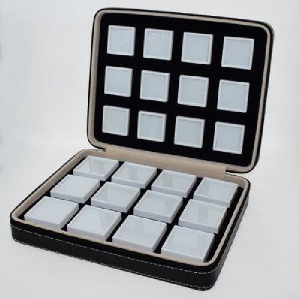 원석 디스플레이 케이스 샘플 보석 상자 수납 정리함 4x4 24pcs - 상세 이미지 4