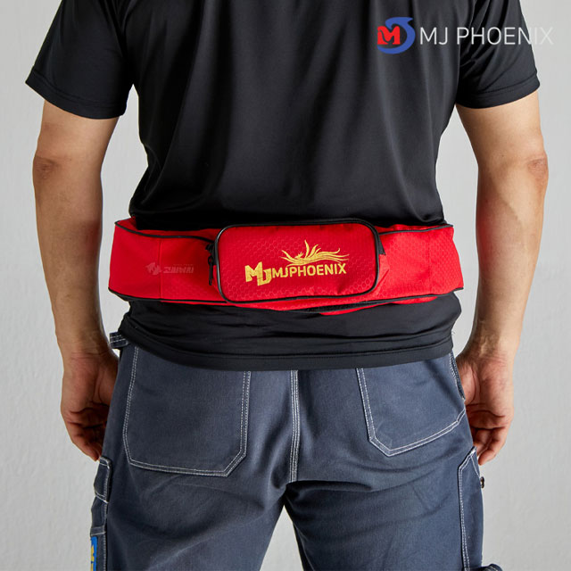 MJ피닉스 허리벨트형 구명조끼 주머니 포켓 벨트 구명복 선상 낚시 레드 - 상세 이미지 2