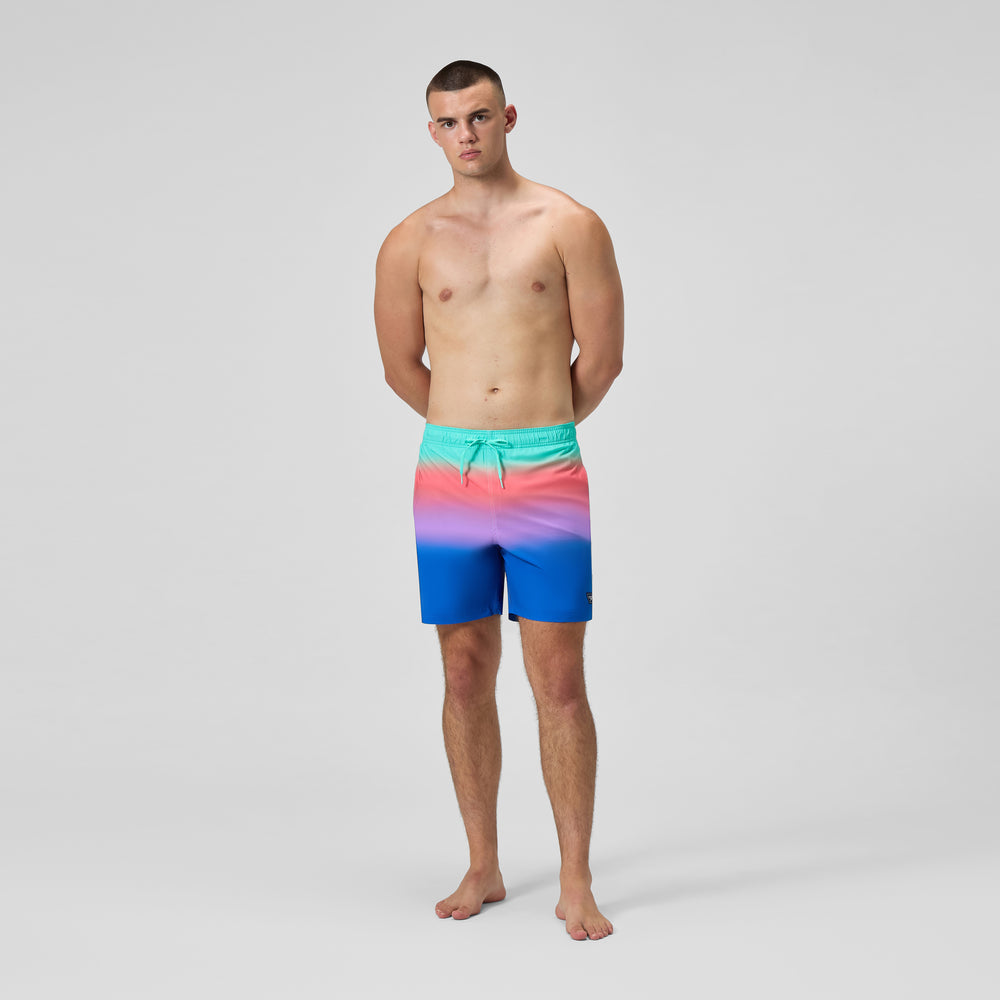 스피도 남성 프린트 르돈도 엣지 발리 트렁크 반바지 수영복 Multi-color, 2XL - 상품 이미지