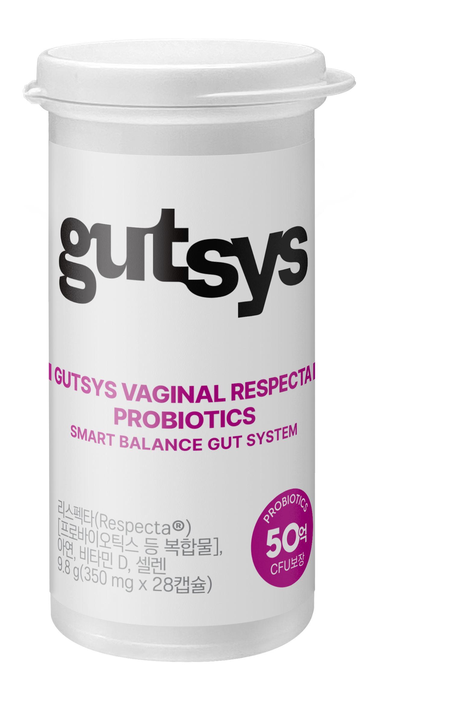 gutsys 것시스 질건강 리스펙타 유산균 28캡슐, 1개 - 상세 이미지 2
