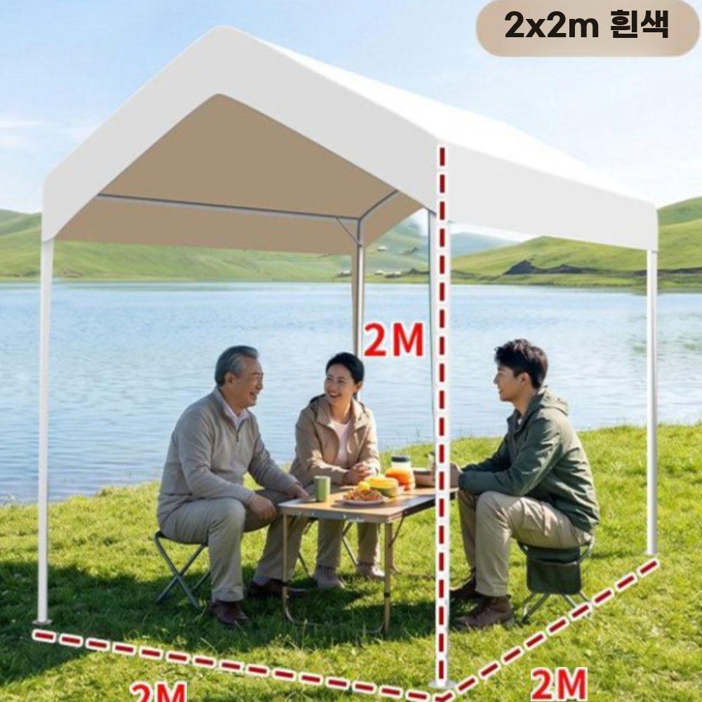 텐트 그늘막 차양막 캐노피천막 창고형 천막 야시장 2Mx2M - 상세 이미지 2