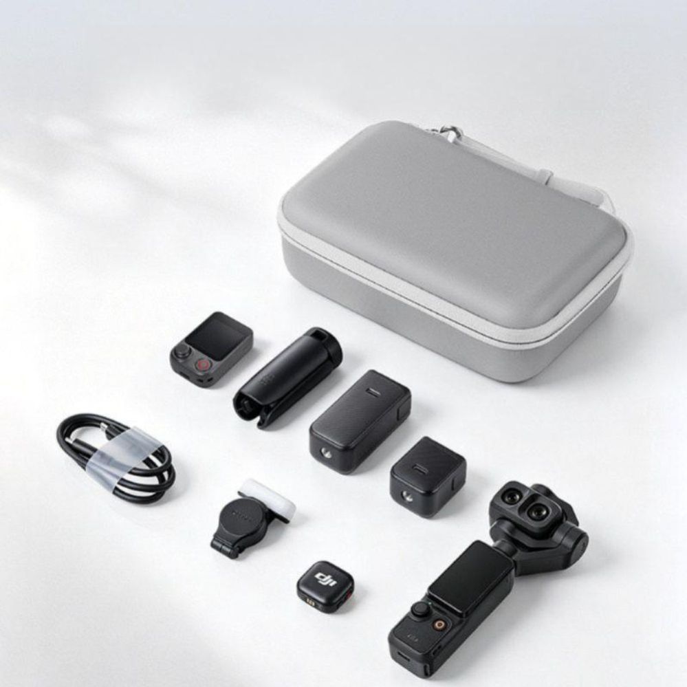 dji 포켓4P 수납 가방 휴대용 하드 쉘 보호 케이스 어깨끈 보관함 파우치 - 상품 이미지