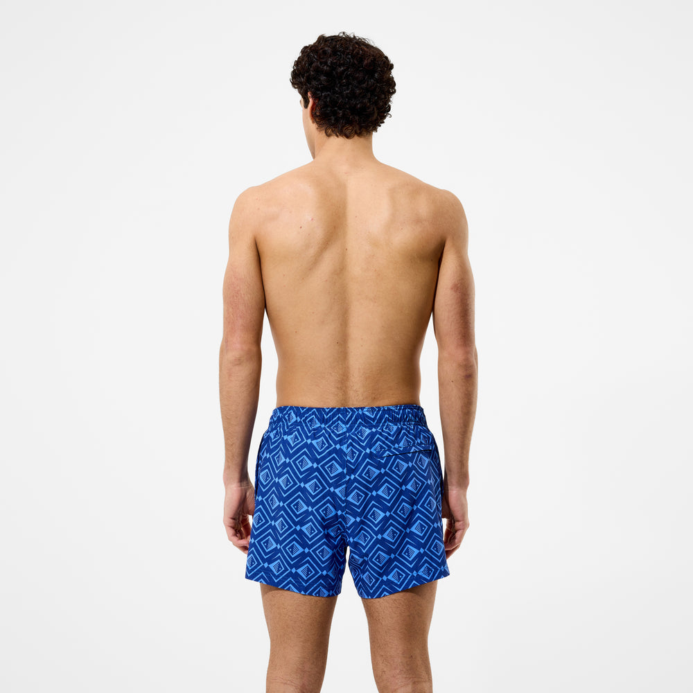 스피도 남성 르돈도 엣지 프린트 트렁크 반바지 수영복 Navy Patten, 2XL - 상세 이미지 3