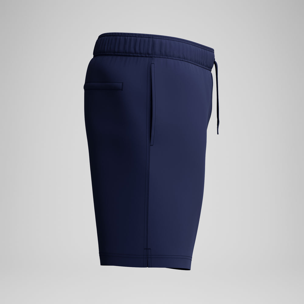 스피도 남성 솔리드 발리 트렁크 반바지 수영복 Navy, 2XL 이미지 6