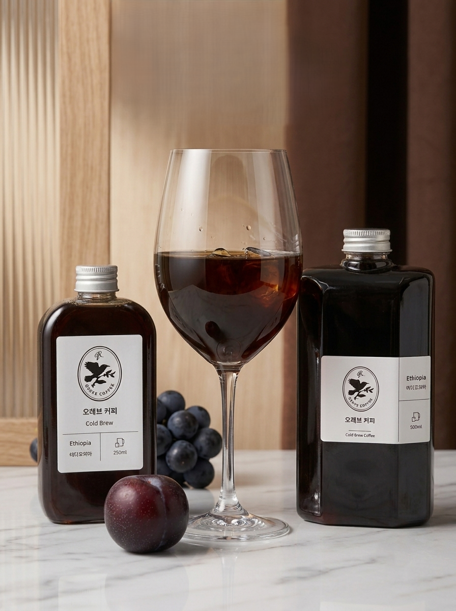 더치커피 콜드브루 원액 향긋한 에티오피아 싱글오리진 250ml 500ml 오레브커피 - 상세 이미지 2