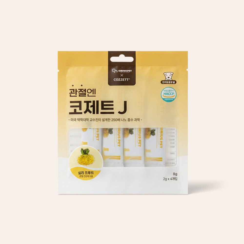 시리어스펫 코제트 강아지 고양이 영양제 체험팩 관절+슬개골, 4포, 1개 - 상품 이미지