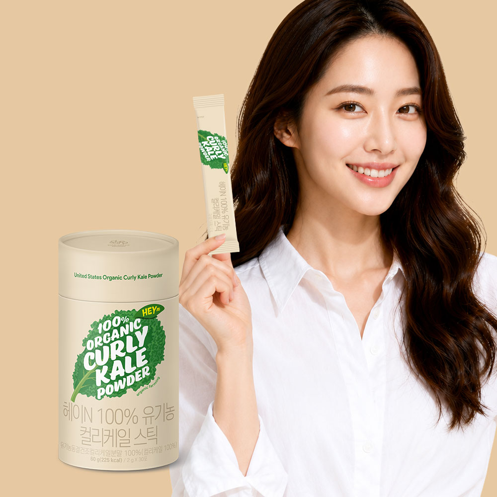 헤이N 100% 유기농 컬리케일 30포, 1개 - 상품 이미지
