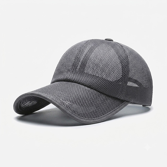 남자 대두 볼캡 빅사이즈 메쉬 캡 망사 시원한 모자 - 상세 이미지 5