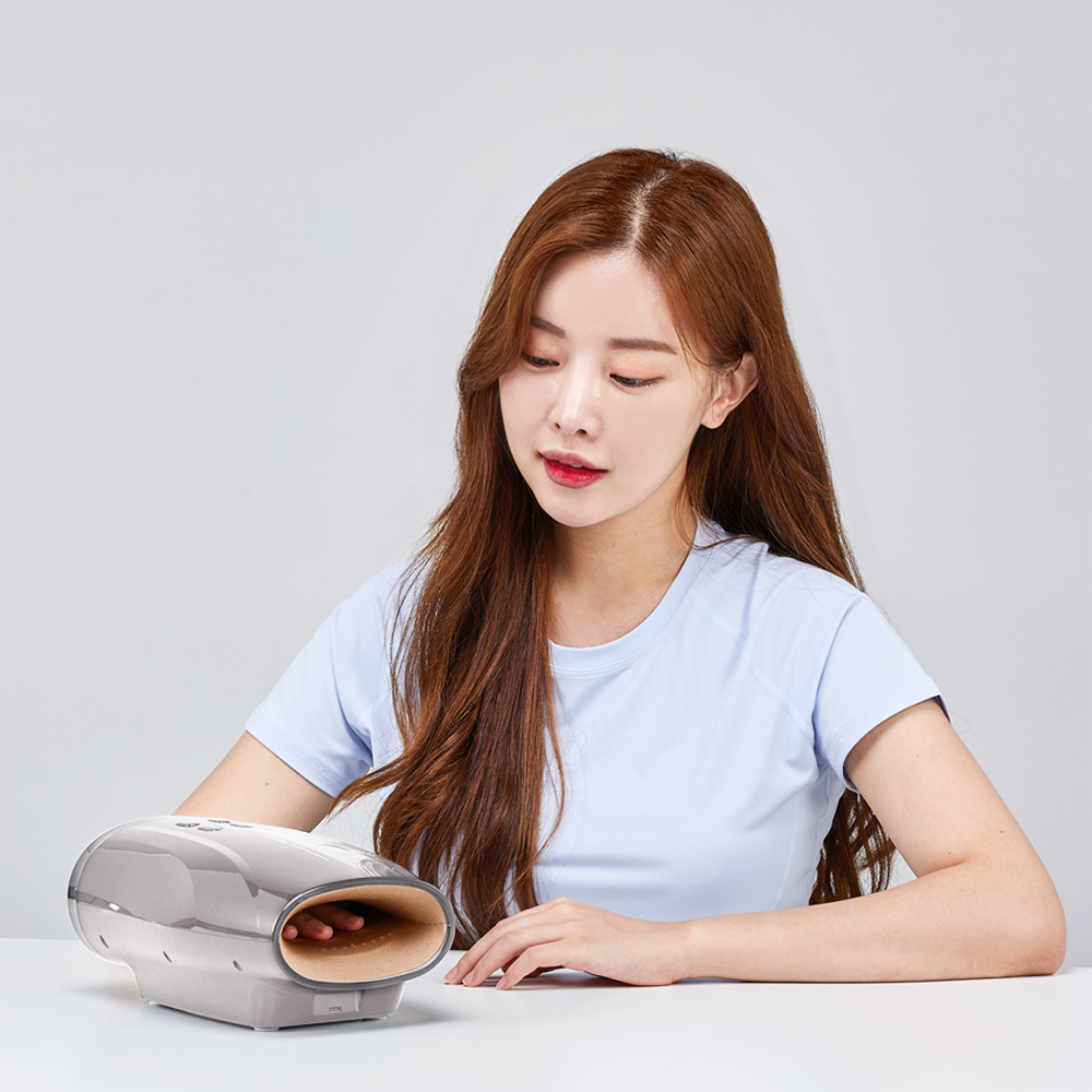 닥터웰 클래식 무선 온열 손 마사지기 DR-833 (실버) - 상세 이미지 4