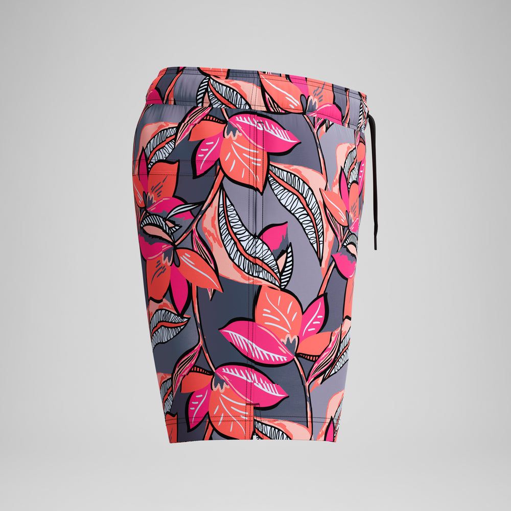 스피도 남성 르돈도 엣지 프린트 트렁크 반바지 수영복 Trop Coral, 2XL 이미지 6