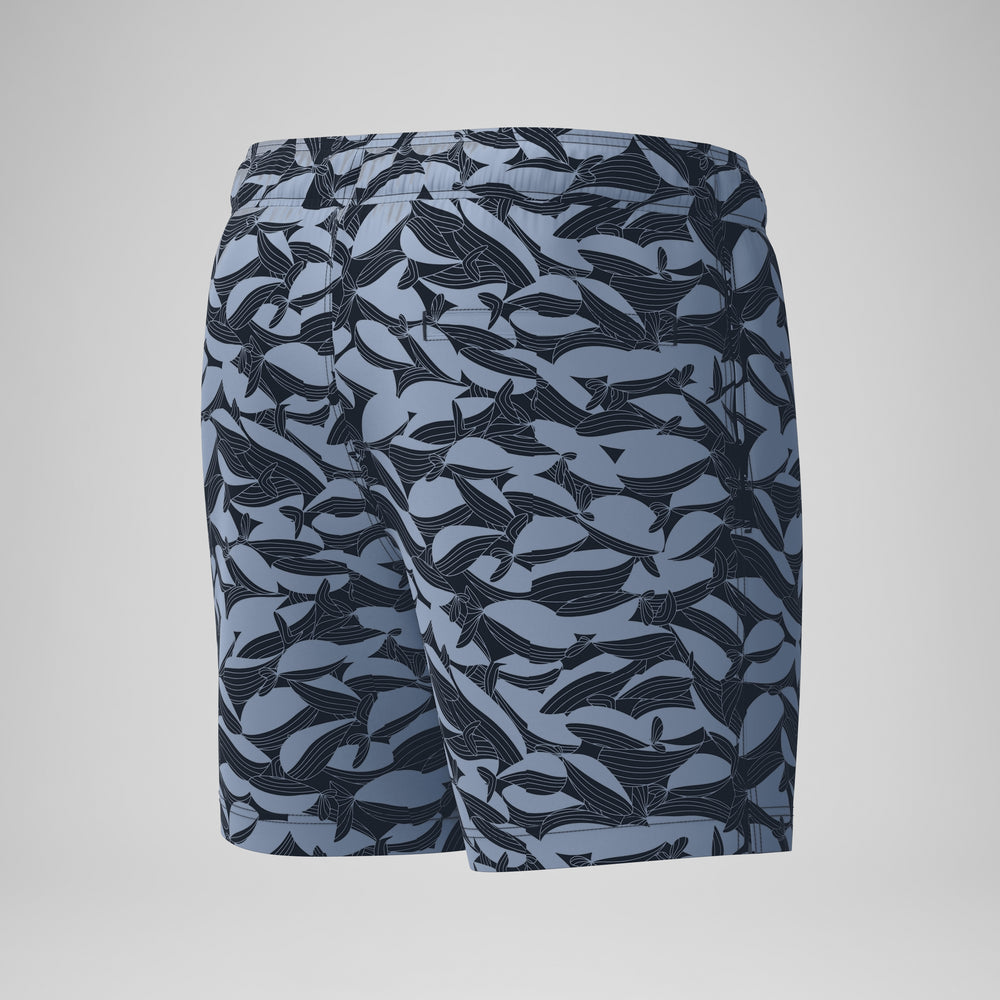 스피도 남성 르돈도 엣지 프린트 트렁크 반바지 수영복 Anthracite/Grey Lead, 2XL 이미지 7