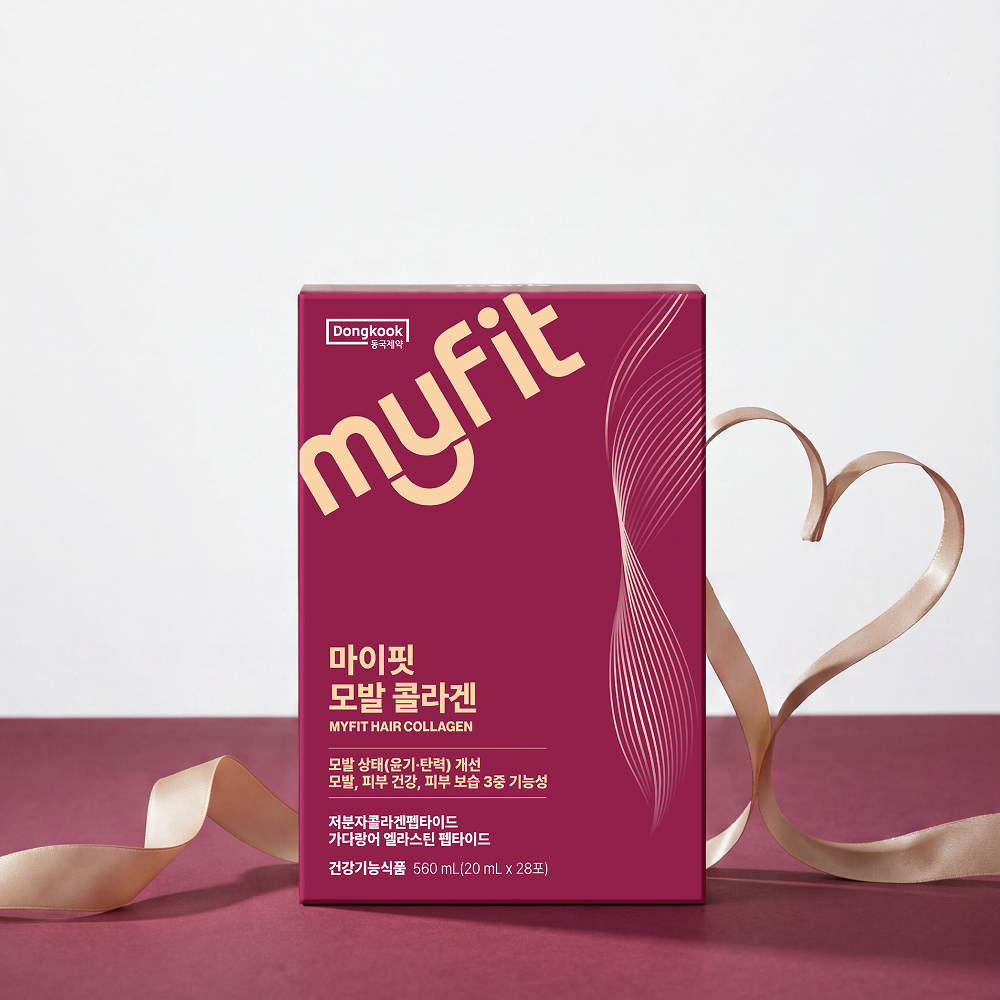 [84포] 동국제약 마이핏 모발콜라겐 식약처인증 저분자콜라겐펩타이드 엘라스틴함유 28포, 3개 - 상세 이미지 3